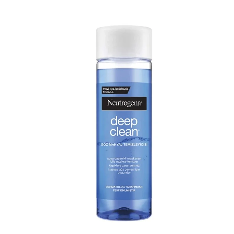 محلول آرایش پاک کن چشم دوفاز نوتروژینا مدل deep clean