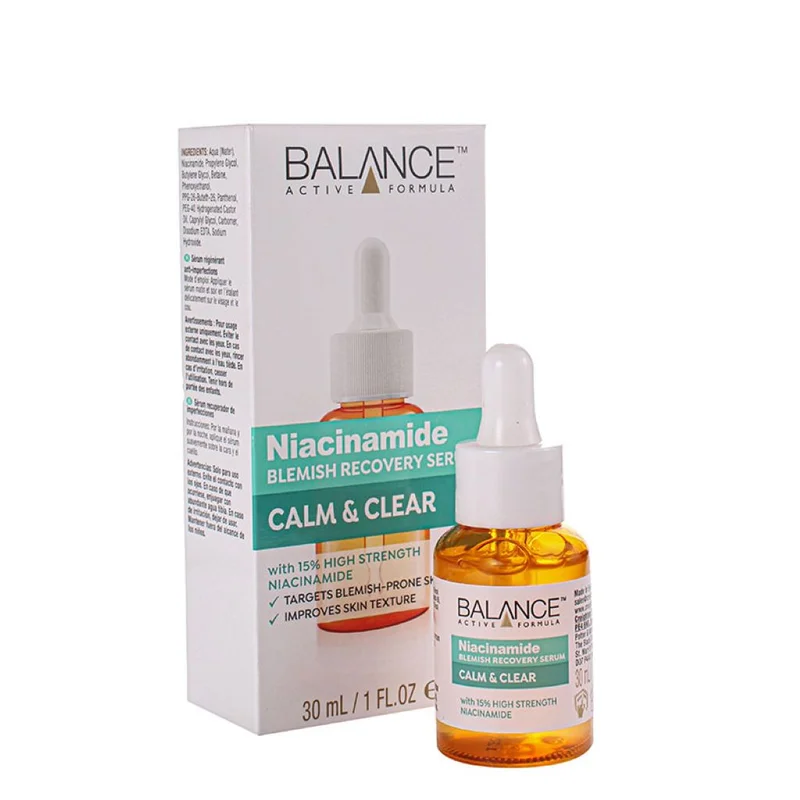 سرم روشن کننده بالانس مدل نیاسینامید 15 درصد حجم 30ml
