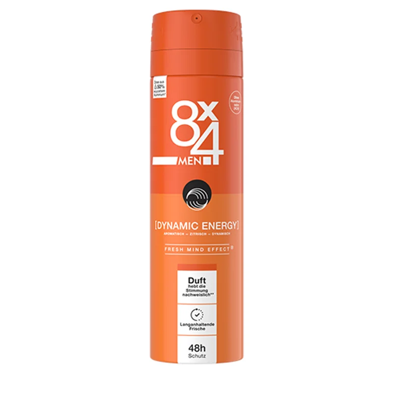 اسپری دئودورانت 8x4 رایحه Dynamic Energy