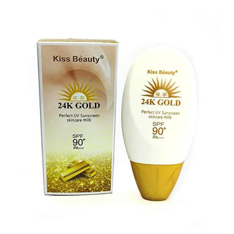 کرم ضد آفتاب کیس بیوتی 24k گلد بی رنگ SPF90