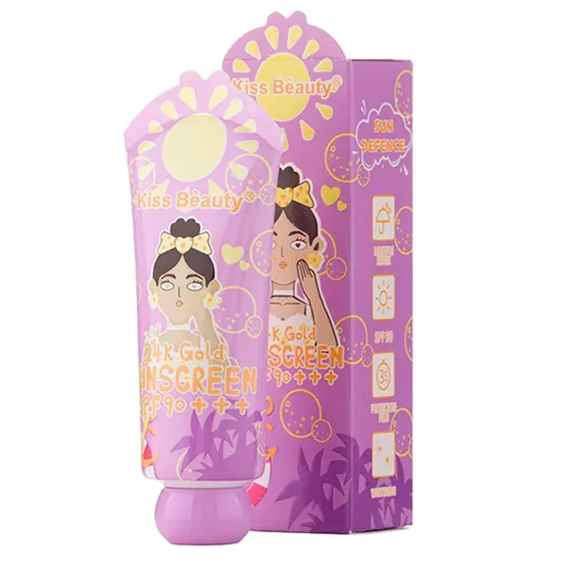 کرم ضد آفتاب کیس بیوتی 24k بی رنگ SPF90