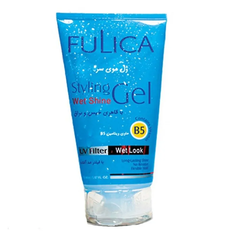 ژل موی سر حالت دهنده فولیکا مدل Wet Shine حجم 150ml
