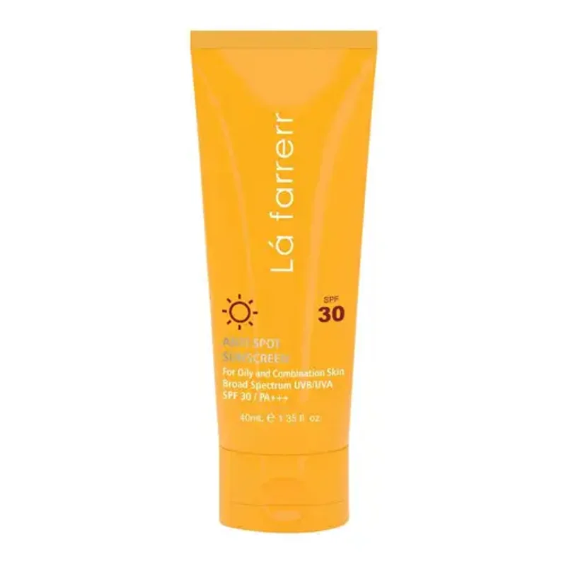 ضد آفتاب و ضد لک بی رنگ لافارر پوست چرب و آکنه دار SPF30