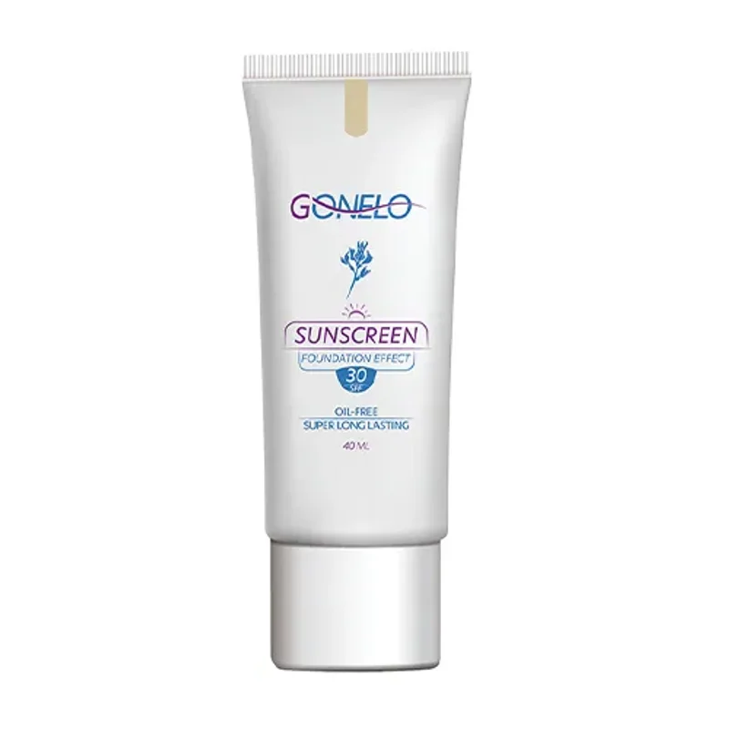 ضد آفتاب رنگی Spf30 گونلو foundation effect رنگ بژ روشن