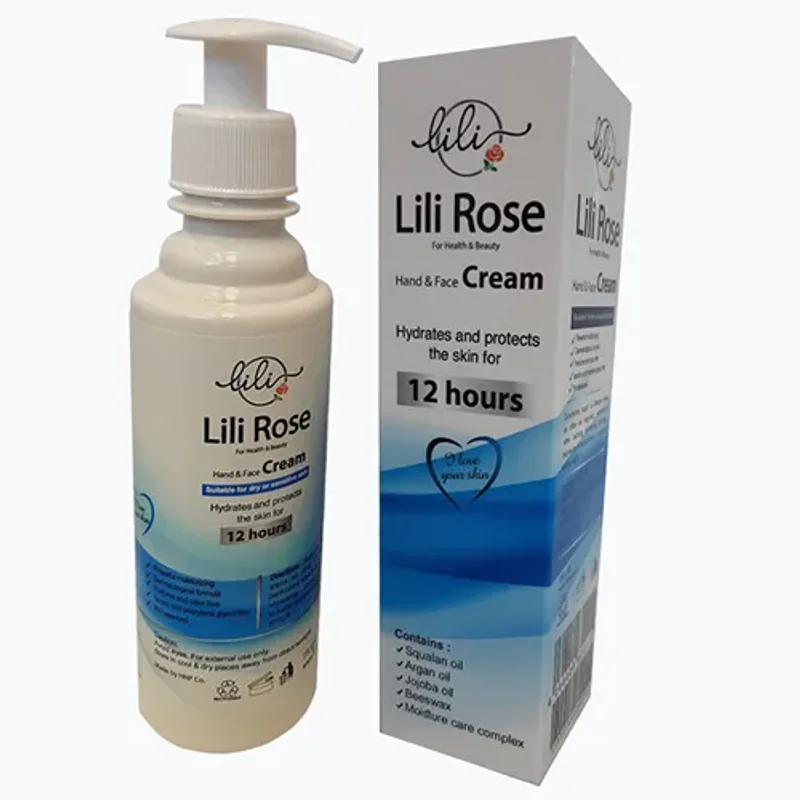 کرم مرطوب کننده پمپی لی لی رز 250ml