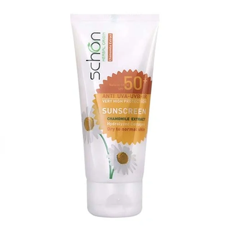 کرم ضد آفتاب رنگی شون SPF50 بژ طبیعی پوست خشک و نرمال