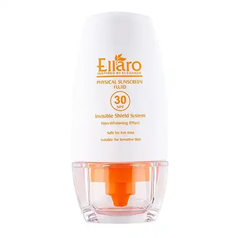 ضد آفتاب بی رنگ الارو فیزیکال SPF30 فلوئیدی 50ml