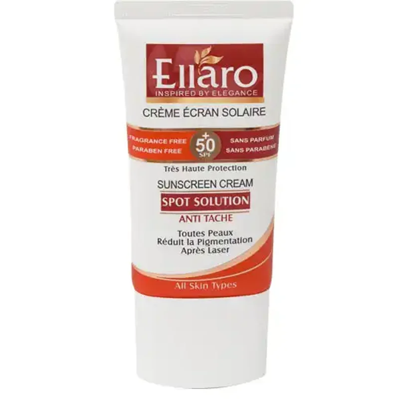 کرم ضد آفتاب بی رنگ الارو Spot Solution با SPF 50 حجم 40ml