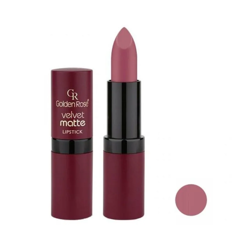 رژ لب جامد گلدن رز مات مخملی Velvet Matte شماره 16