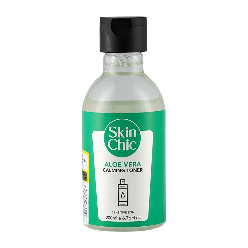 تونر صورت اسکین شیک آلوئه ورا پوست حساس 200ml