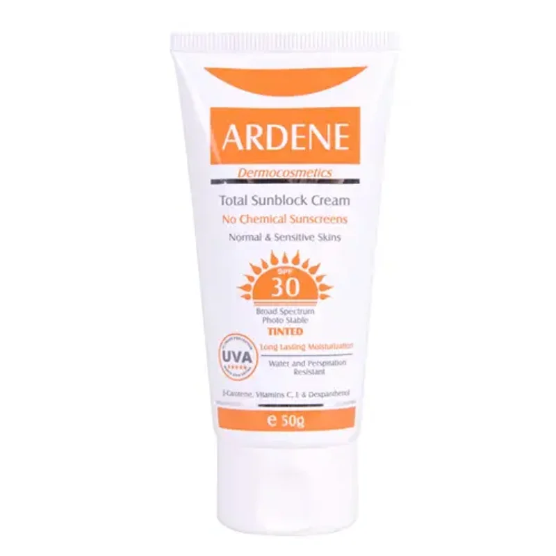 کرم ضد آفتاب رنگی آردن SPF30 فیزیکال