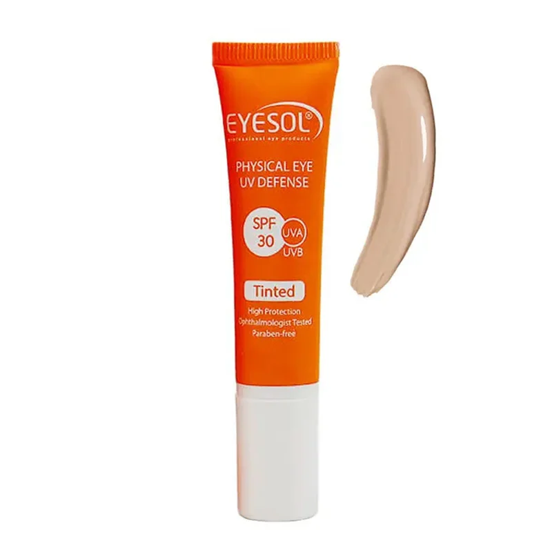 کرم ضد آفتاب رنگی دور چشم آیسول SPF30 مدل TEYE انواع پوست 15ml