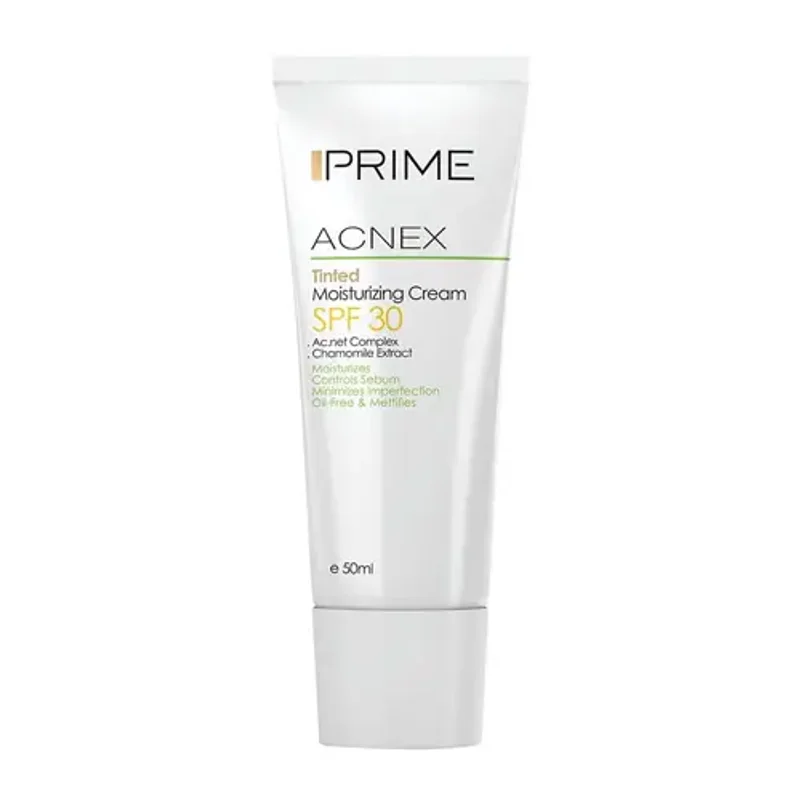 کرم مرطوب کننده رنگی پریم پوست چرب SPF30