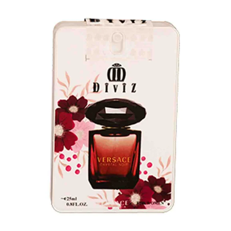 عطر جیبی زنانه دیوایز مدل Versace Crystal Noir