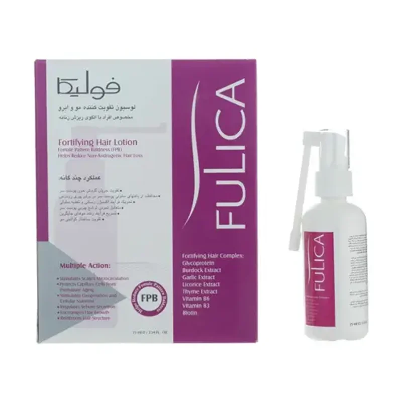 لوسیون تقویت کننده مو و ابرو فولیکا مدل Multiple Action حجم 75ml