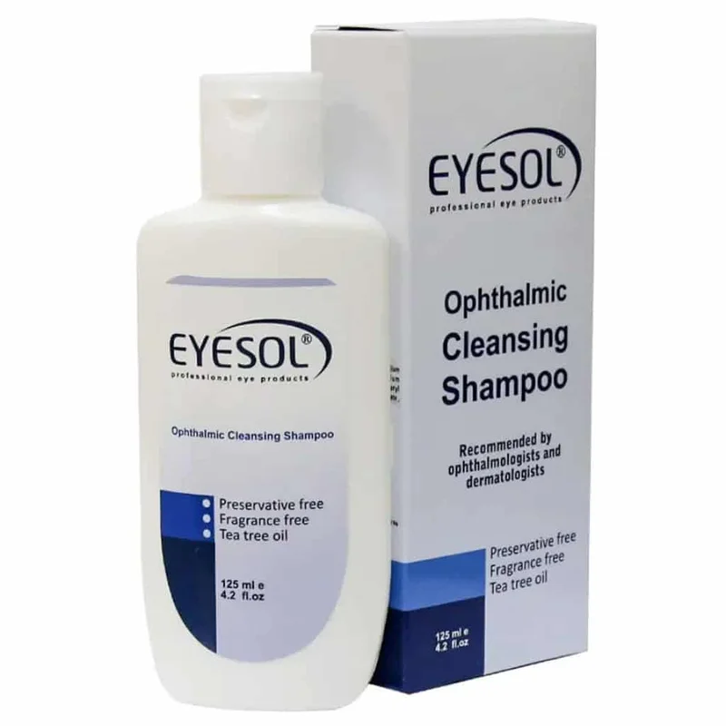 شامپو شستشو پلک و مژه آیسول مدل 125ml ophthalmic