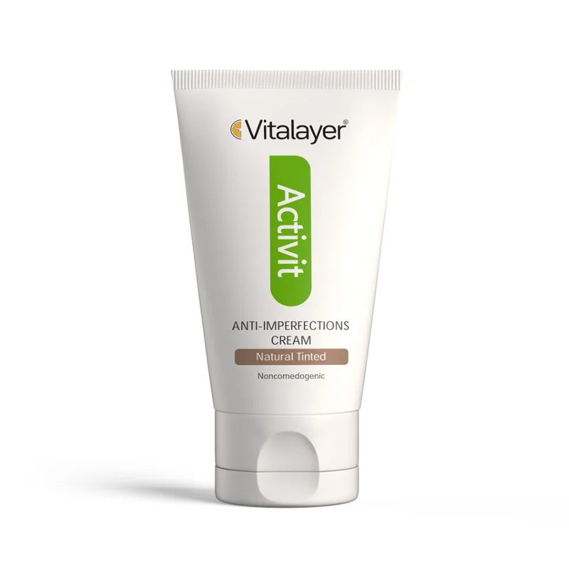 كرم ضد جوش ویتالیر اكتیويت روشن رنگ بژ طبیعی 40ml