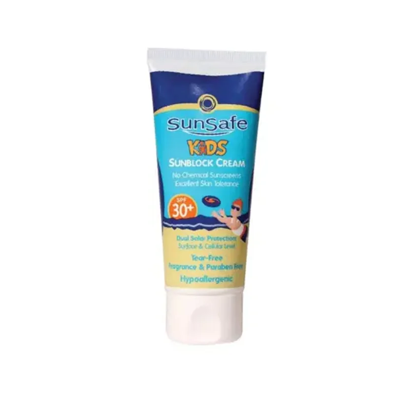 کرم ضد آفتاب سان سیف بی رنگ کودکان SPF30