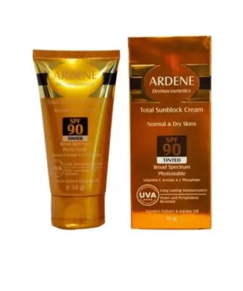 كرم ضد آفتاب رنگی آردن SPF90 پوست معمولی و خشک