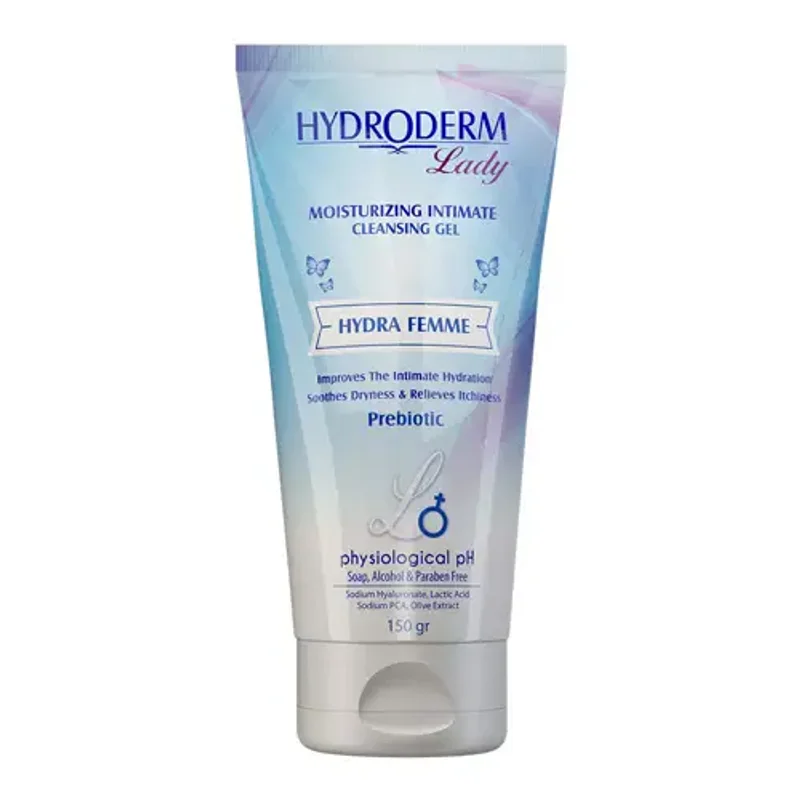 ژل بهداشتی مرطوب کننده بانوان هیدرودرم HYDRA FEMME حجم 150g