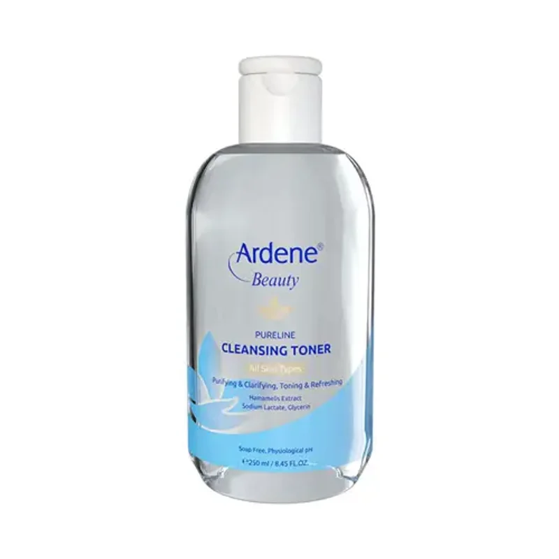 تونر پاک کننده صورت آردن بیوتی مدل Purifying انواع پوست 250ml