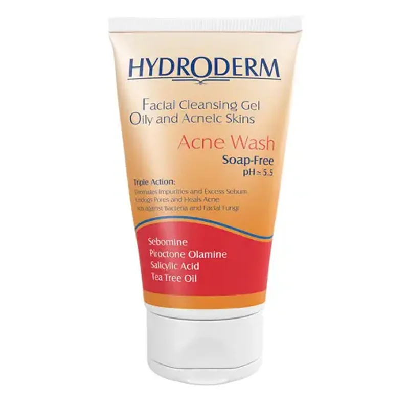 ژل شستشوی صورت هیدرودرم Acne Wash پوست چرب