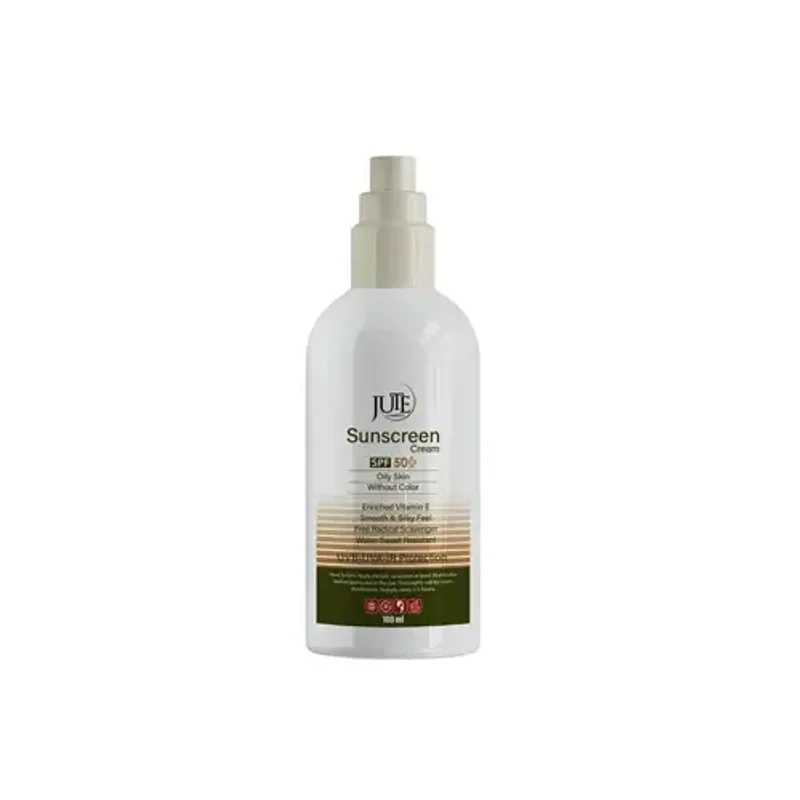 کرم ضد آفتاب بی رنگ SPF 50 انواع پوست ژوت 100ml