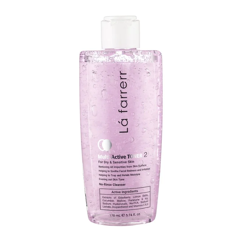 تونر مدل مولتی اکتیو 2 لافارر پوست خشک و حساس 170ml