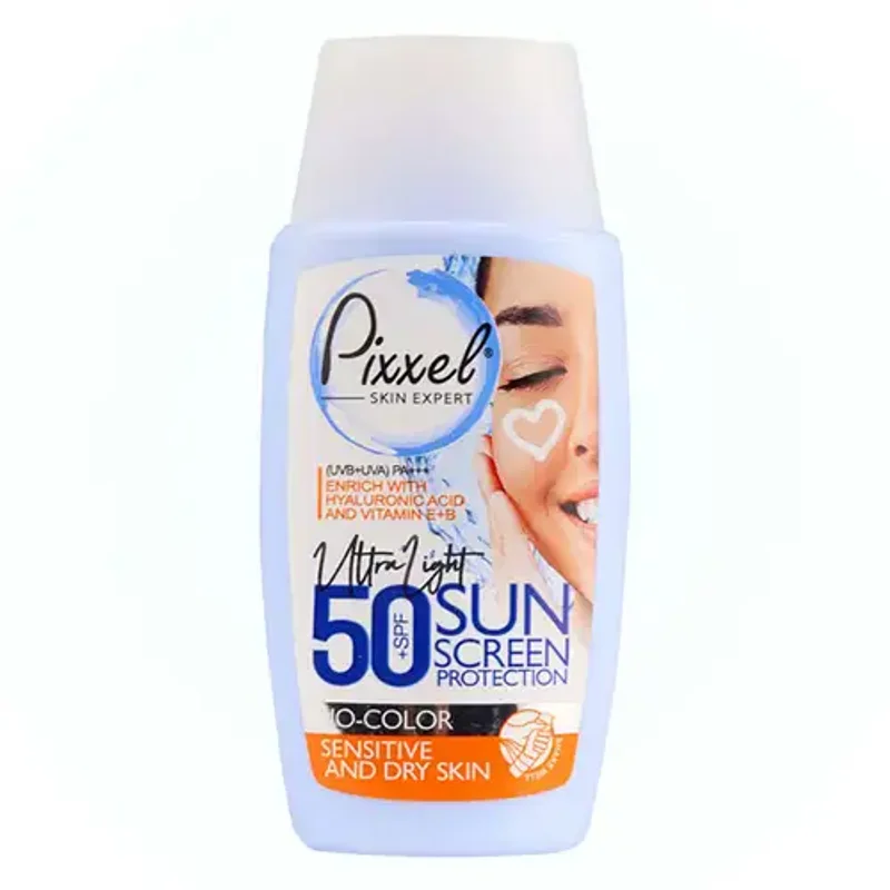 کرم ضد آفتاب مناسب پوست خشک و نرمال SPF 50 پیکسل