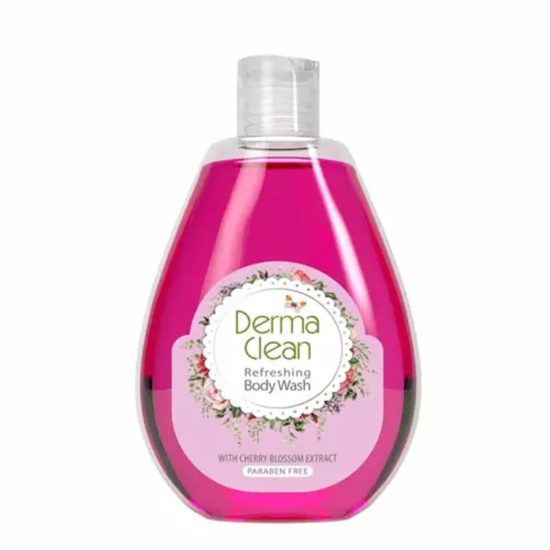 شامپو بدن درماکلین خوشبو کننده و ضد تعریق عصاره شکوه گیلاس 300ml