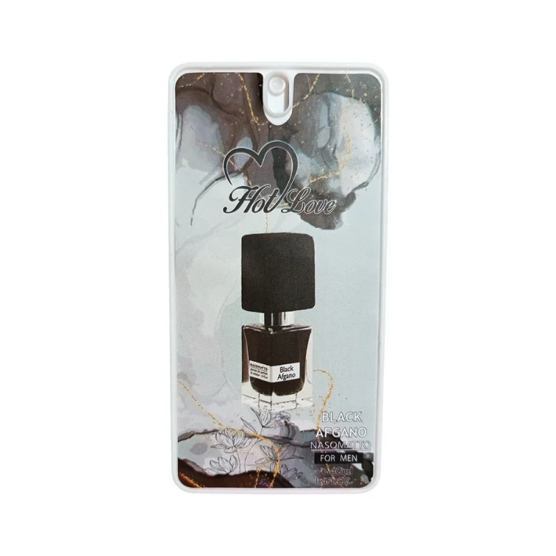 عطر جیبی مردانه هات لاو مدل Black Afgano