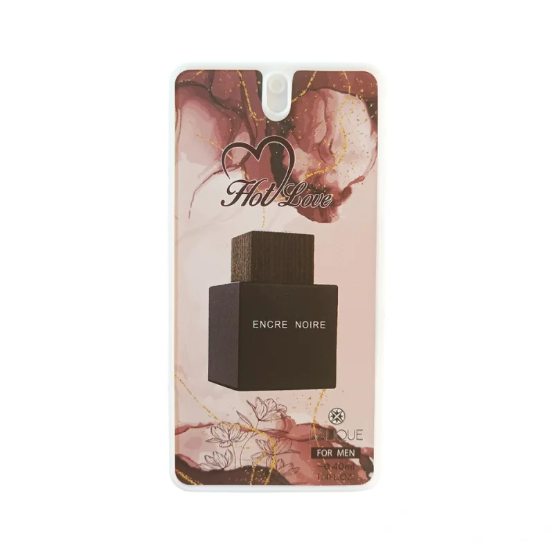 عطر جیبی مردانه هات لاو مدل Laliqe Noire